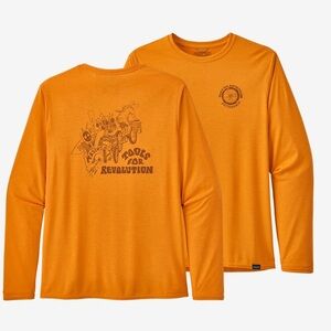 NWT Patagonia Cap Cool Daily Tools For Revolution Mango T Shirt sz XL